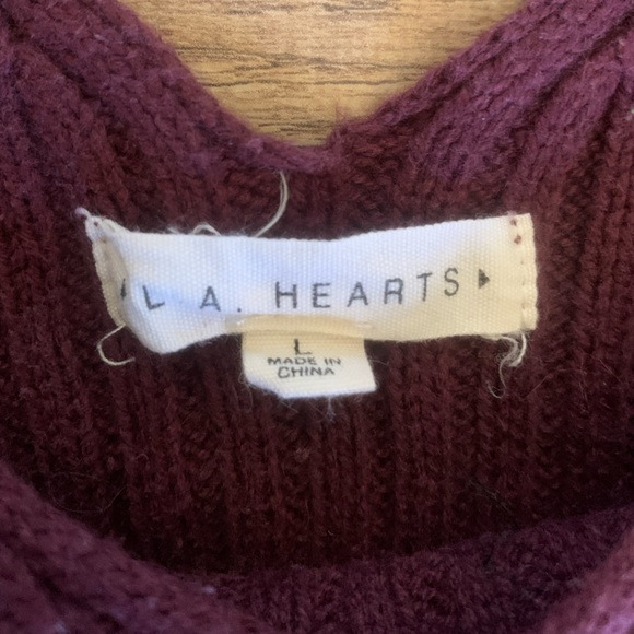 L.A. Hearts Knit Sweater Top - Picture 3 of 6